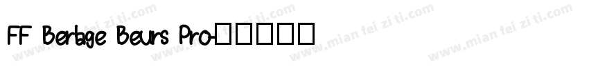 FF Berlage Beurs Pro字体转换